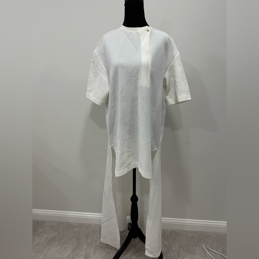 Esteban Cortazar Cream Long Sleeve Top